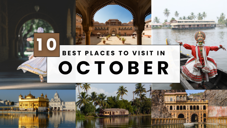 best places to visit in october in india