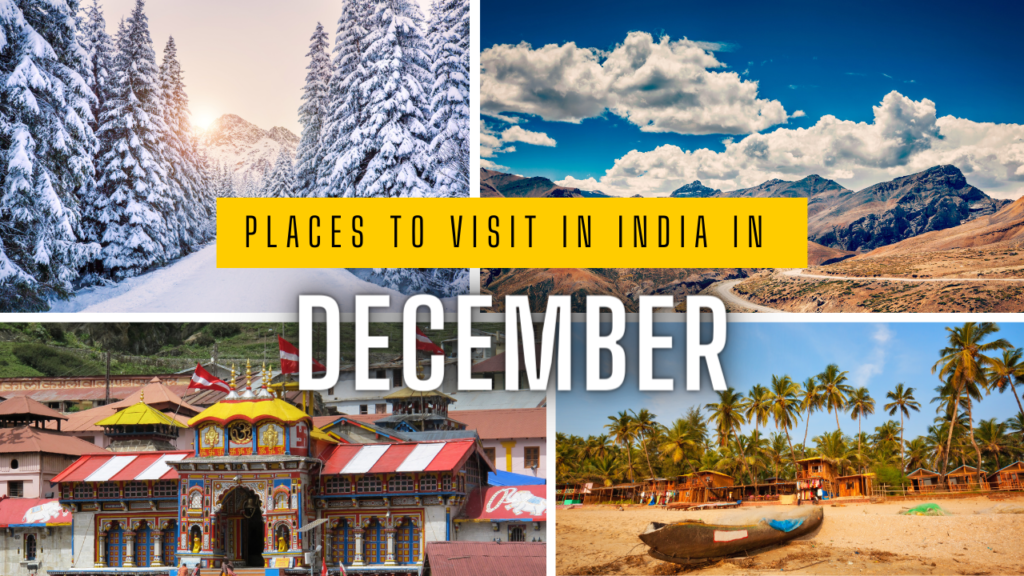 places to visit in india in december