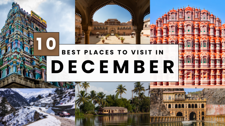 places to visit in india in december